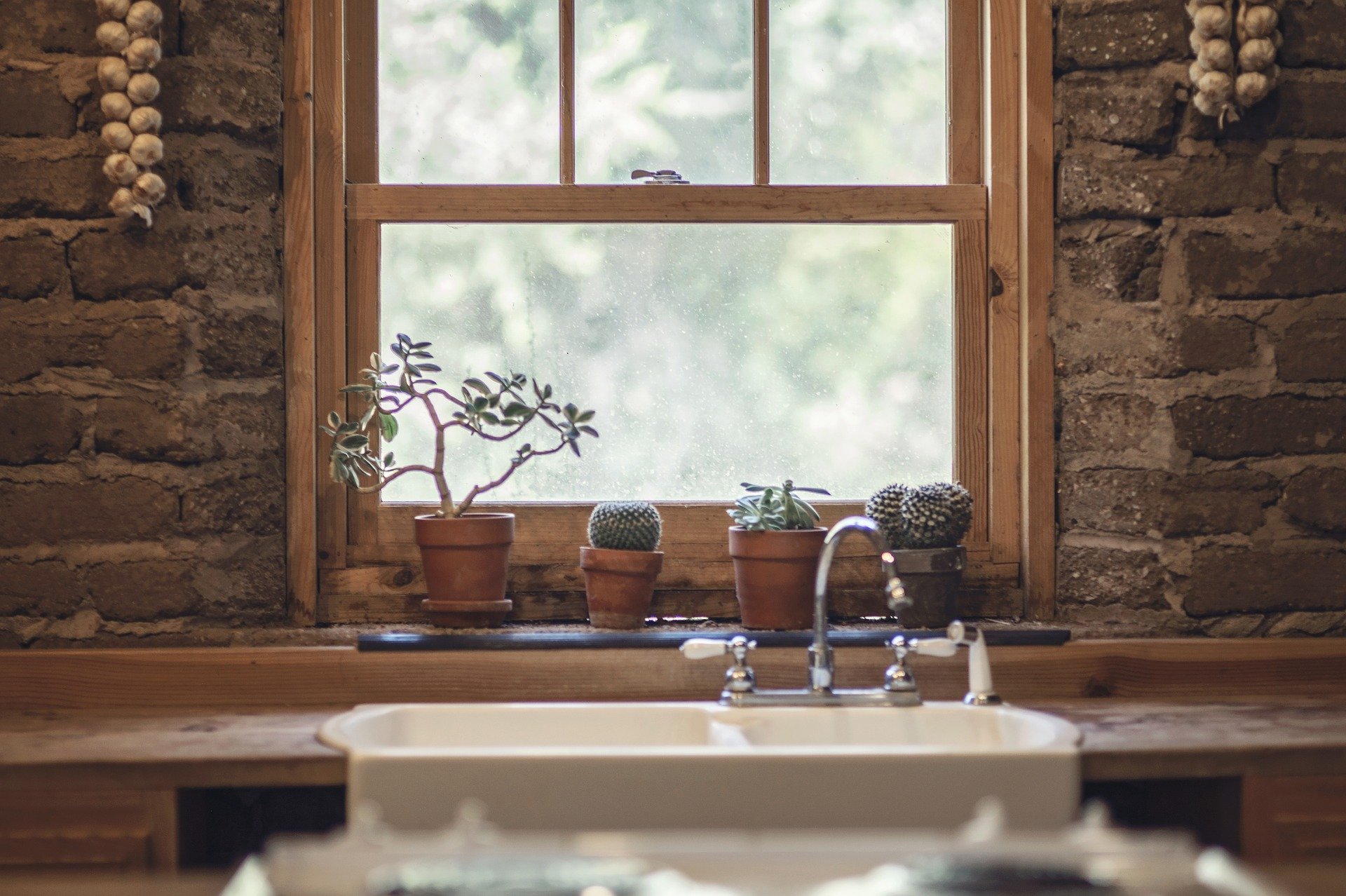 Dekoracja okna w kuchni